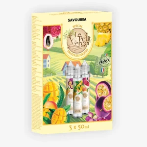 E-liquide Pack Spécial Fruits Exotiques 3x50 mL - Le Petit Verger