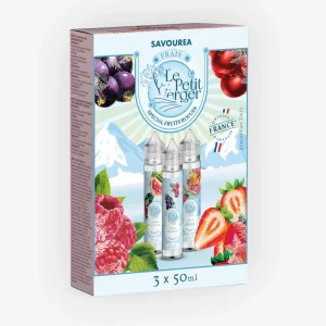 E-liquide Pack Spécial Fruits Rouges Frais 3x50 mL - Le Petit Verger