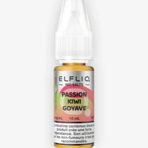 E-liquide Passion Kiwi Goyave Nic Salt 10 mL - Elfliq ElfBar
