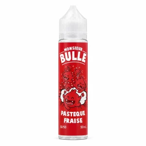 E-liquide Pastèque Fraise 50 mL - Monsieur Bulle (Liquideo)