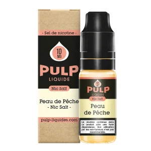 E-liquide Peau de Pêche Nic Salt 10 mL - Pulp