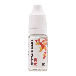 E-liquide Pêche 10 mL - E-FUMEUR