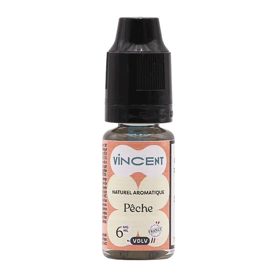 E-liquide Pêche 10 mL - Vincent (VDLV)