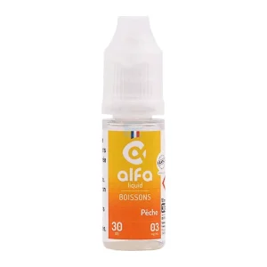 E-liquide Pêche (30 VG) 10 mL - Alfaliquid