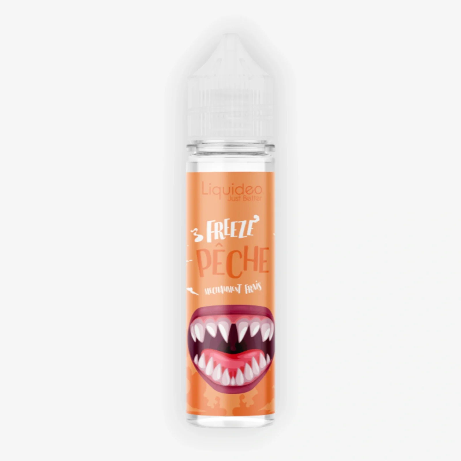 E-liquide Pêche 50 mL - Freeze Liquideo