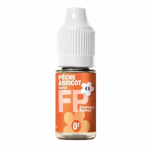 E-liquide Pêche Abricot 50/50 10 mL - Flavour Power