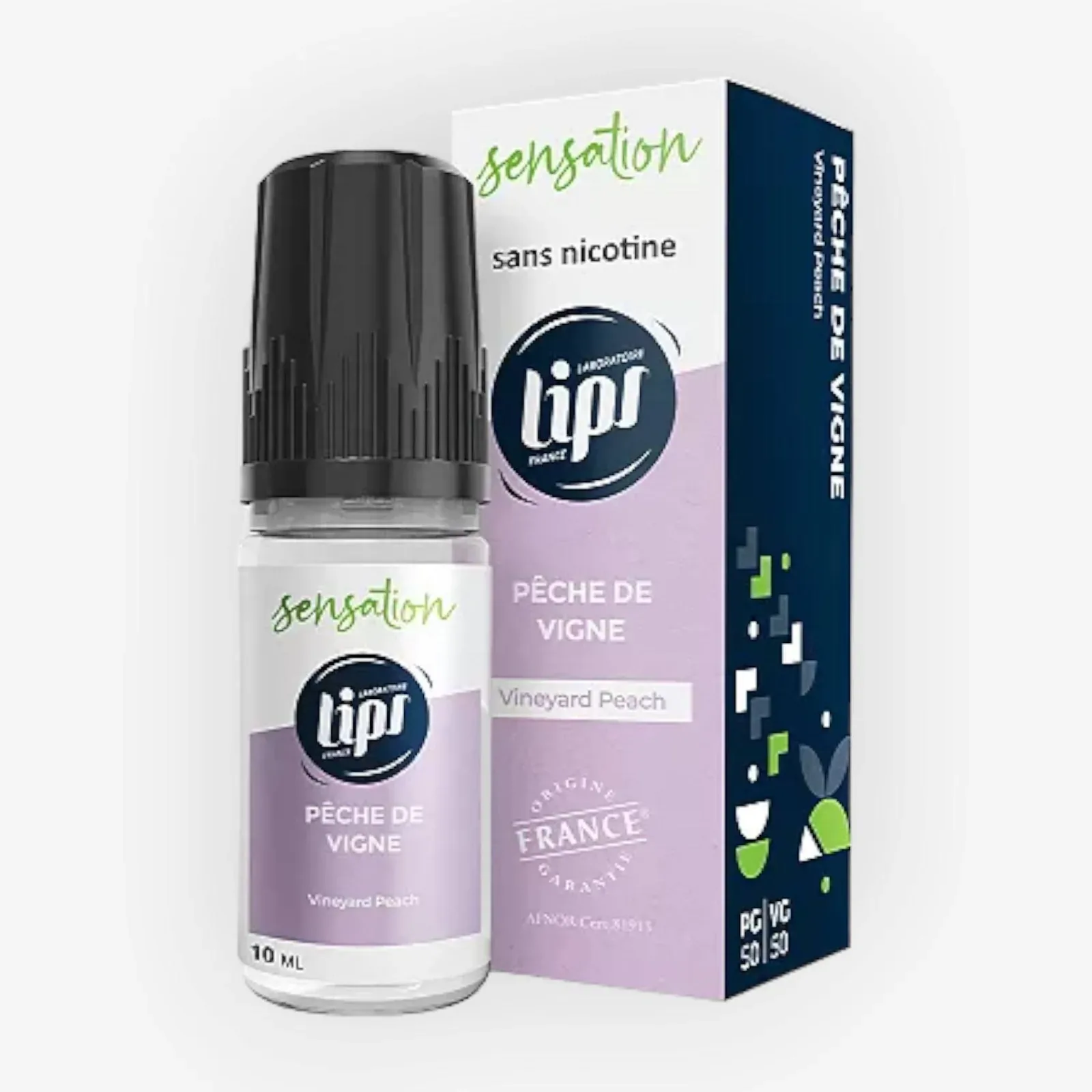 E-liquide Peche De Vigne 10 mL - Sensation Nature Le French Liquide