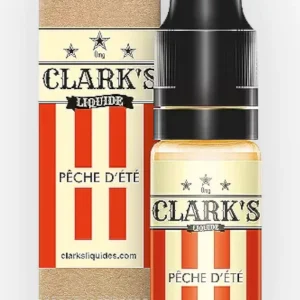 E-liquide Peche D'Ete 10 mL - Clark s Liquide