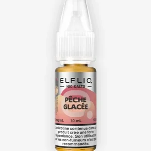 E-liquide Pêche Glacée Nic Salt 10 mL - Elfliq ElfBar
