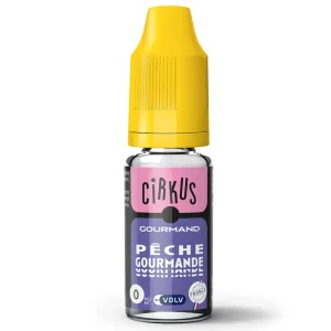 E-liquide Pêche Gourmande 10 mL - Cirkus VDLV