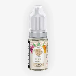 E-liquide Pêche Litchi Nic Salt 10 mL - Le Petit Verger Savourea