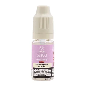 E-liquide Pêche Melon Glacés 10 mL - Pulp Le Pod