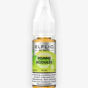E-liquide Pomme Acidulée Nic Salt 10 mL - Elfliq ElfBar