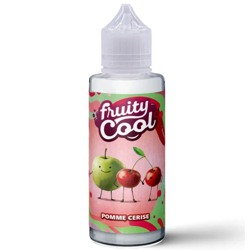 E-liquide Pomme Cerise 100ml – Fruity Cool