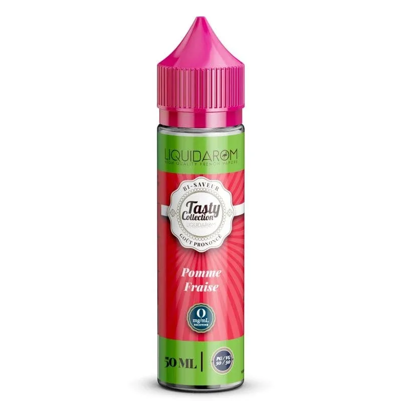 E-liquide Pomme Fraise 50ml – Tasty Collection
