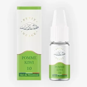 E-liquide Pomme Kiwi Nic Salt 10 mL - Petit Nuage