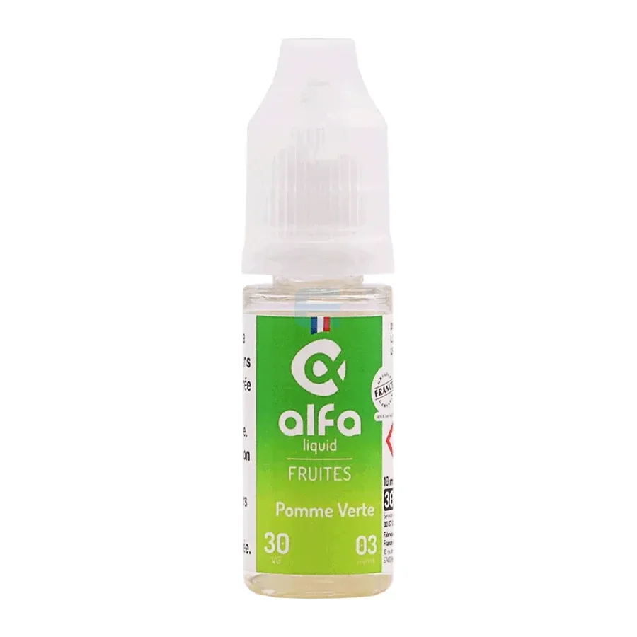 E-liquide Pomme Verte (30 VG) 10 mL - Alfaliquid
