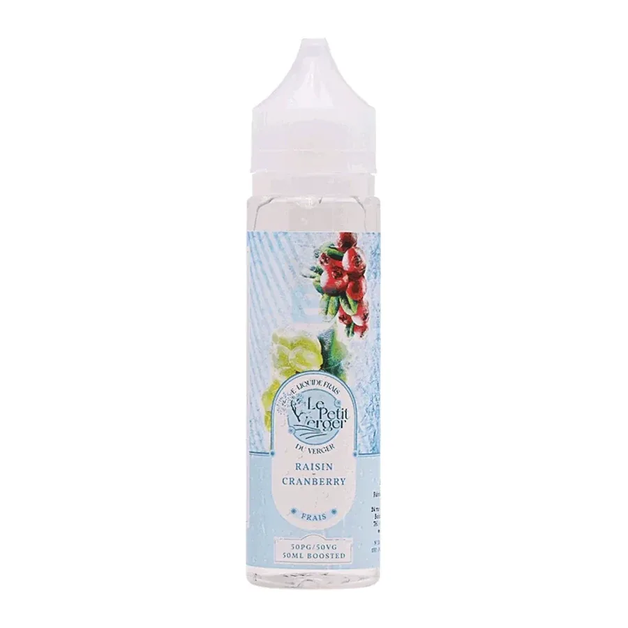 E-liquide Raisin Cranberry Frais 50 mL - Le Petit Verger