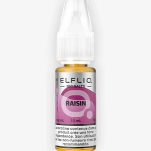 E-liquide Raisin Nic Salt 10 mL - Elfliq Elfbar
