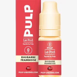 E-liquide Rhubarbe Framboise Nic Salt 10 mL - Pulp Le Pod