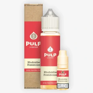 E-liquide Rhubarbe Framboise Pack 60 mL - Pulp