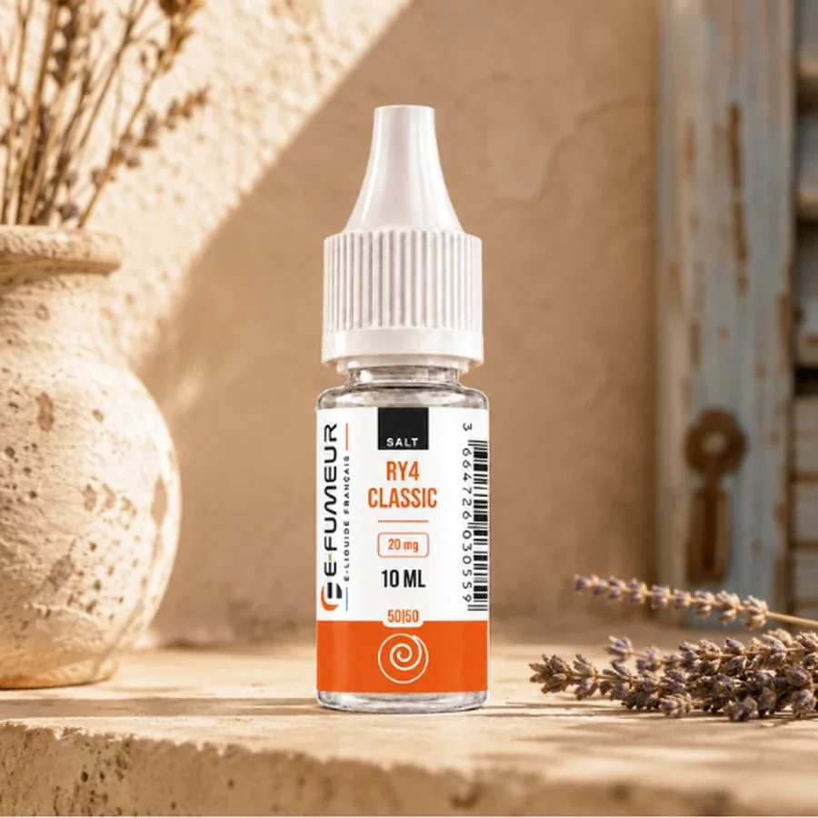 E-liquide RY4 Classic 10 mL aux sels de nicotine - Essentiels (E-Fumeur)
