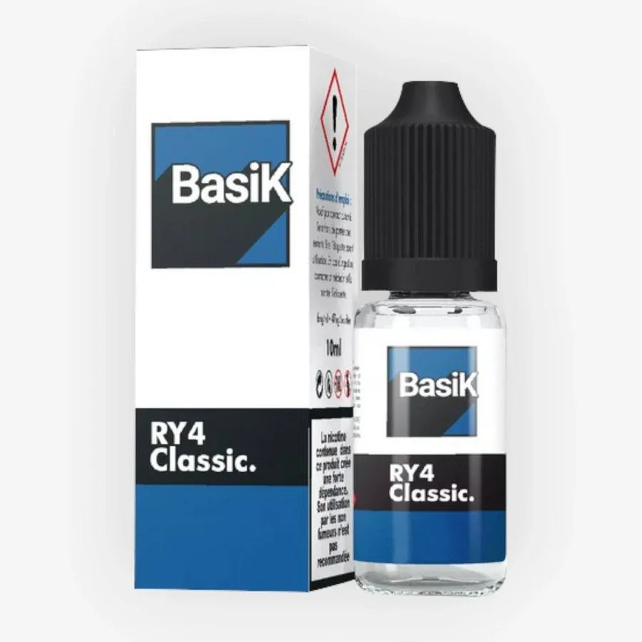 E-liquide RY4 Classic sels de nicotine 10 mL - BasiK Cloud Vapor