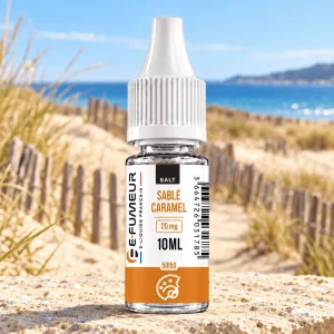 E-liquide Sablé Caramel 10 mL aux sels de nicotine - Essentiels (E-Fumeur)