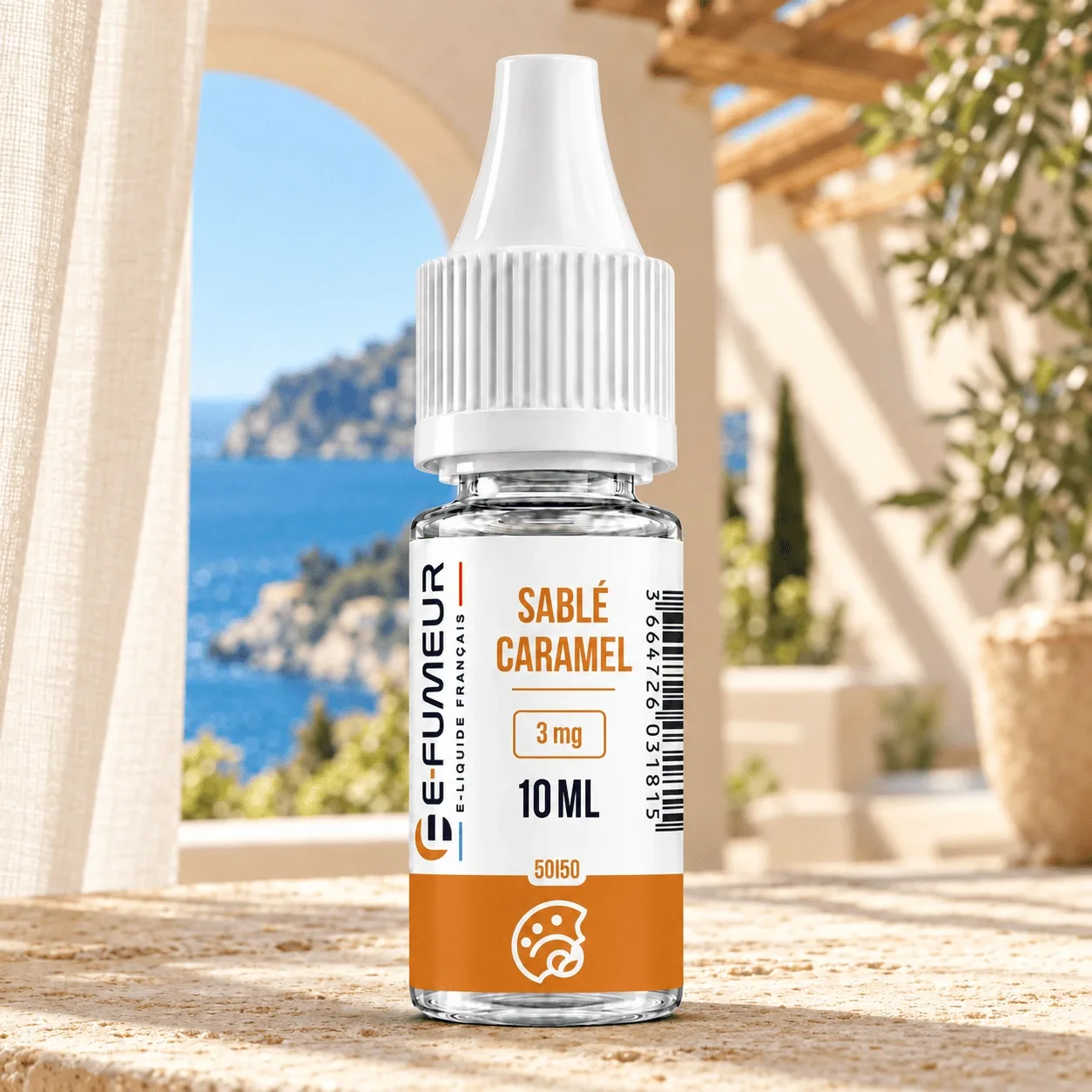 E-liquide Sablé Caramel 10 mL - Essentiels (E-Fumeur)