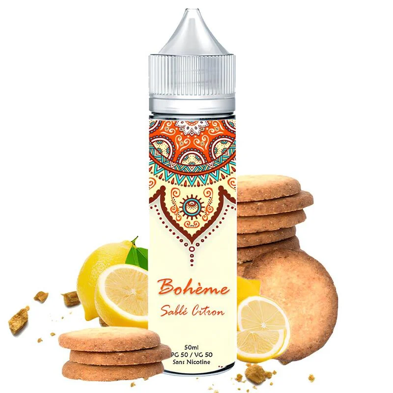 E-liquide Sablé Citron 50ml – Bohème