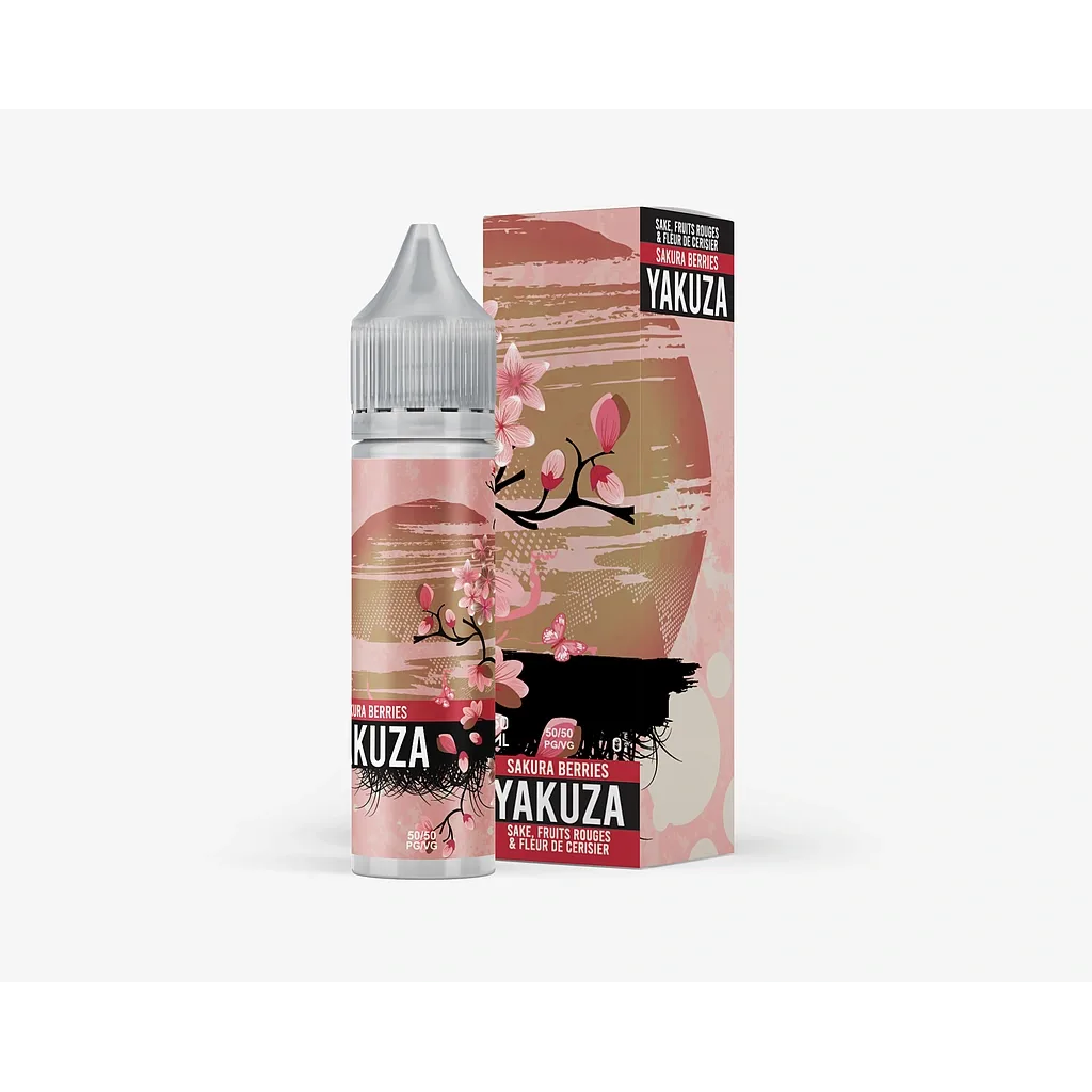 E-liquide Sakura Berries 60 mL - Yakuza Vapeur France