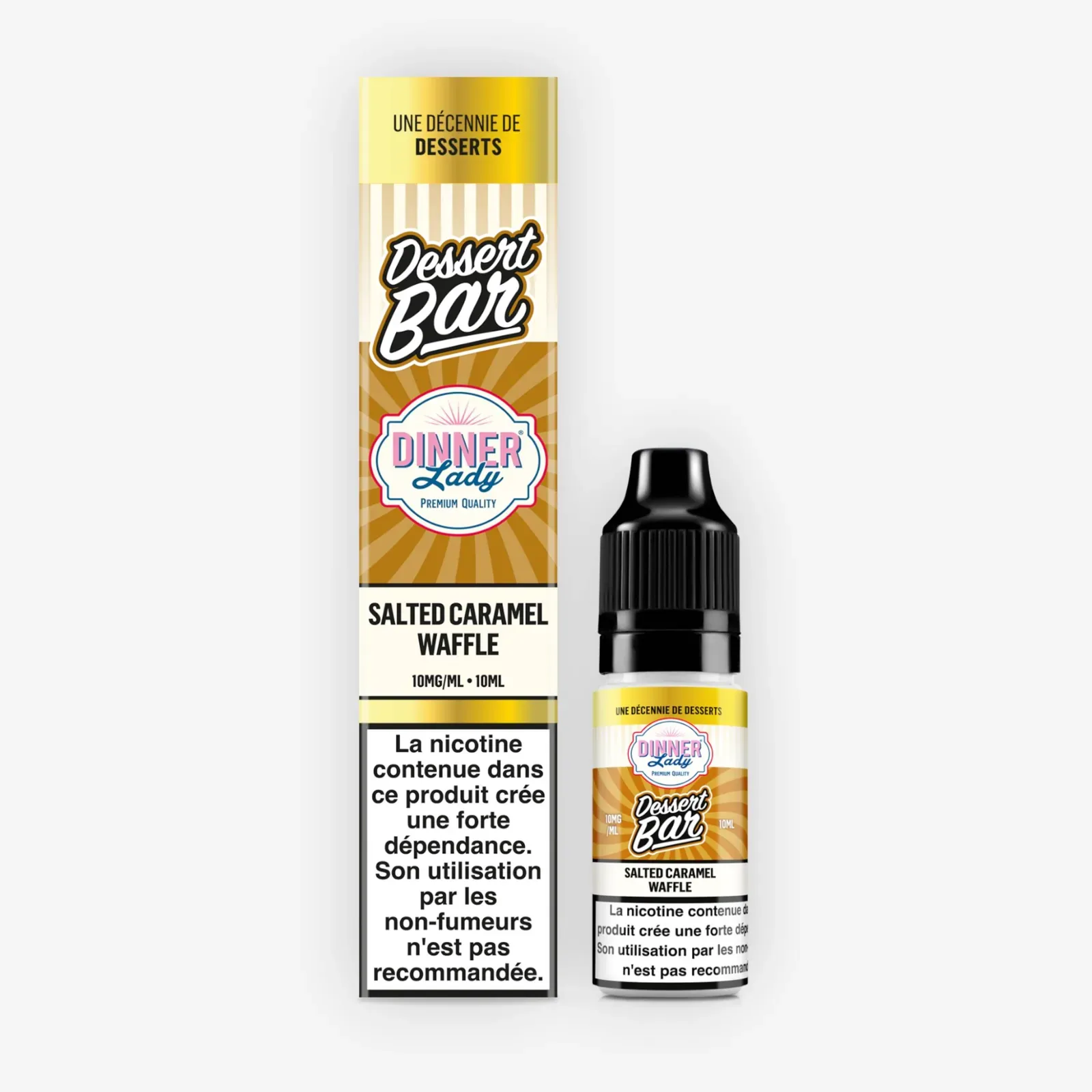 E-liquide Salted Caramel Waffle 10 mL - Bar Dinner Lady