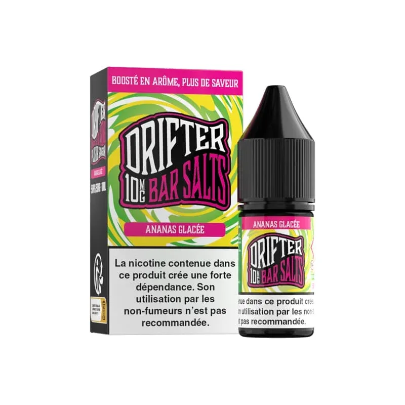 E-liquide Sel de Nicotine Ananas Glacée 10ml – Bar Salts Drifter