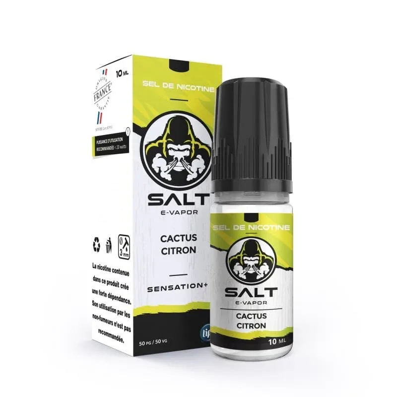 E-liquide Sel de Nicotine Cactus Citron 10ml – Salt E-Vapor