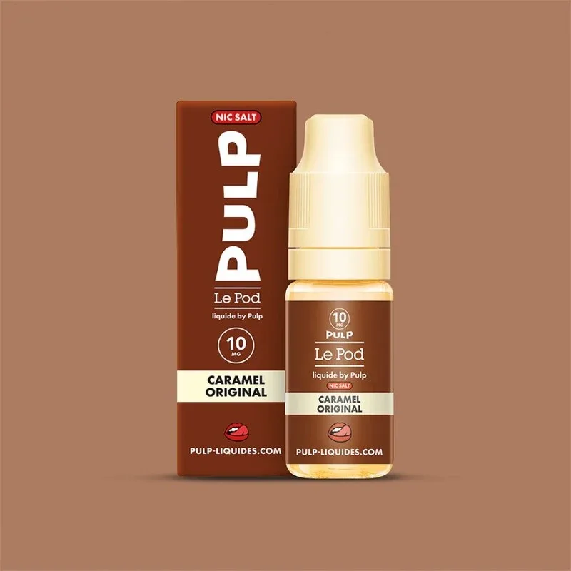 E-liquide Sel de Nicotine Caramel Original 10ml – Pulp Le Pod
