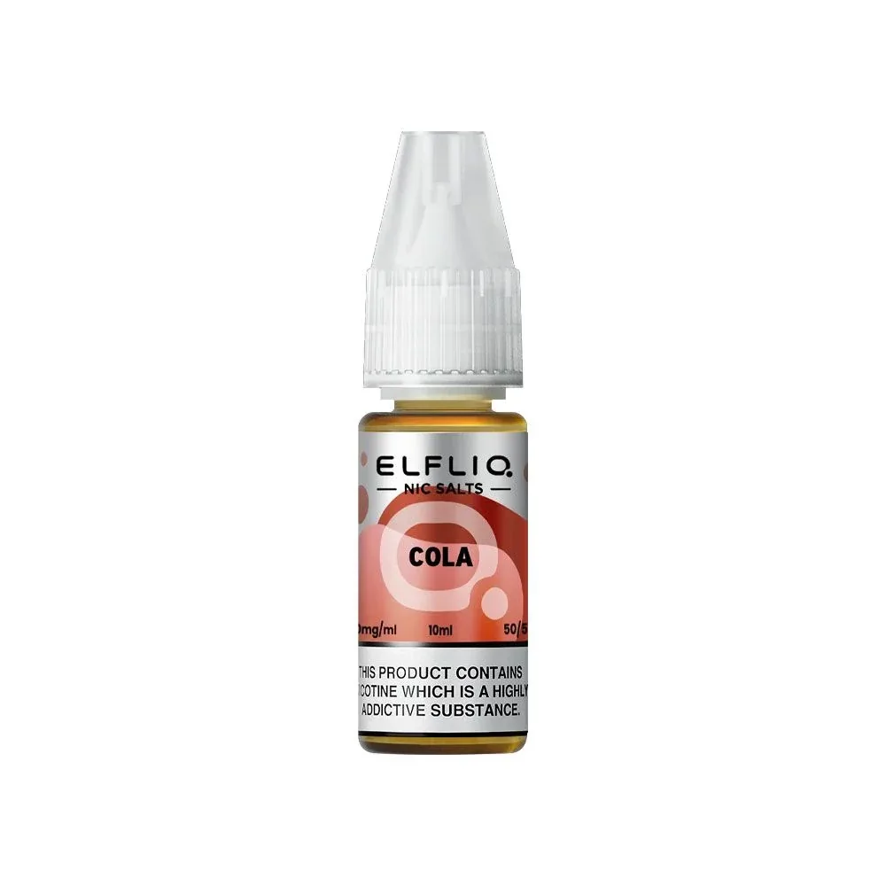 E-liquide Sel de Nicotine Cola 10ml – Elfliq Elfbar