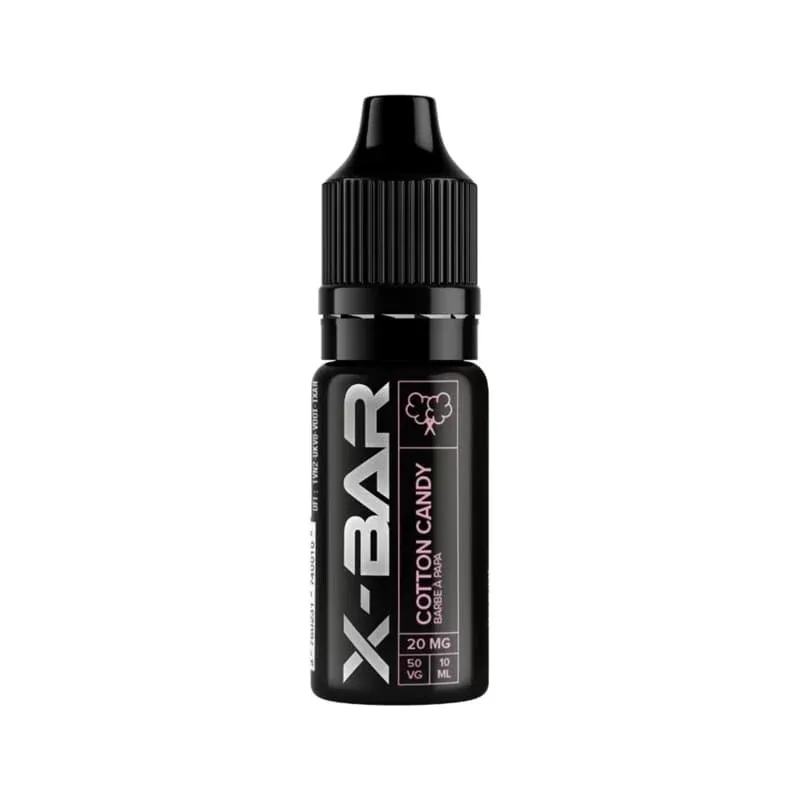 E-liquide Sel de Nicotine Cotton Candy 10ml – X-Bar