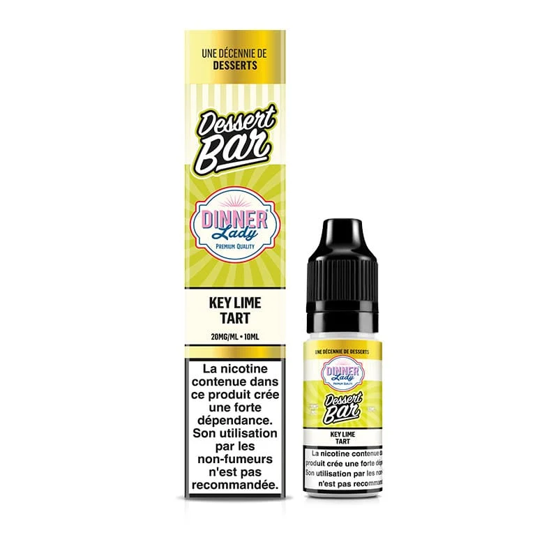 E-liquide Sel de Nicotine Dessert Bar Key Lime Tart 10ml – Dinner Lady