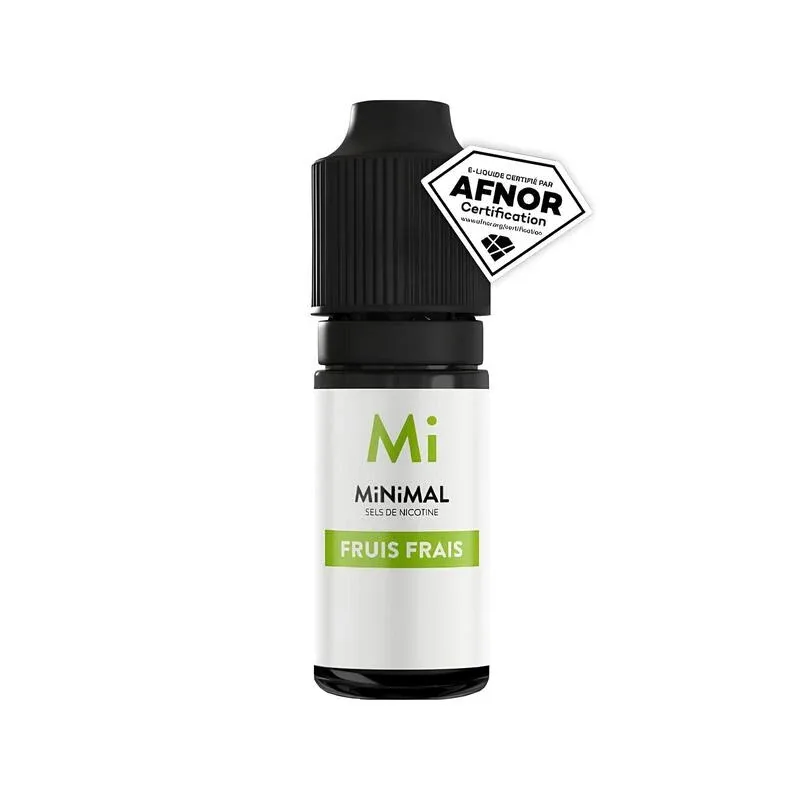 E-liquide Sel de Nicotine Fruits Frais 10ml – Minimal FUU
