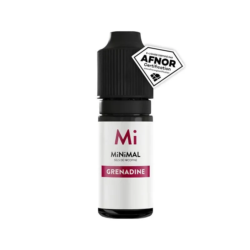 E-liquide Sel de Nicotine Grenadine 10ml – Minimal FUU