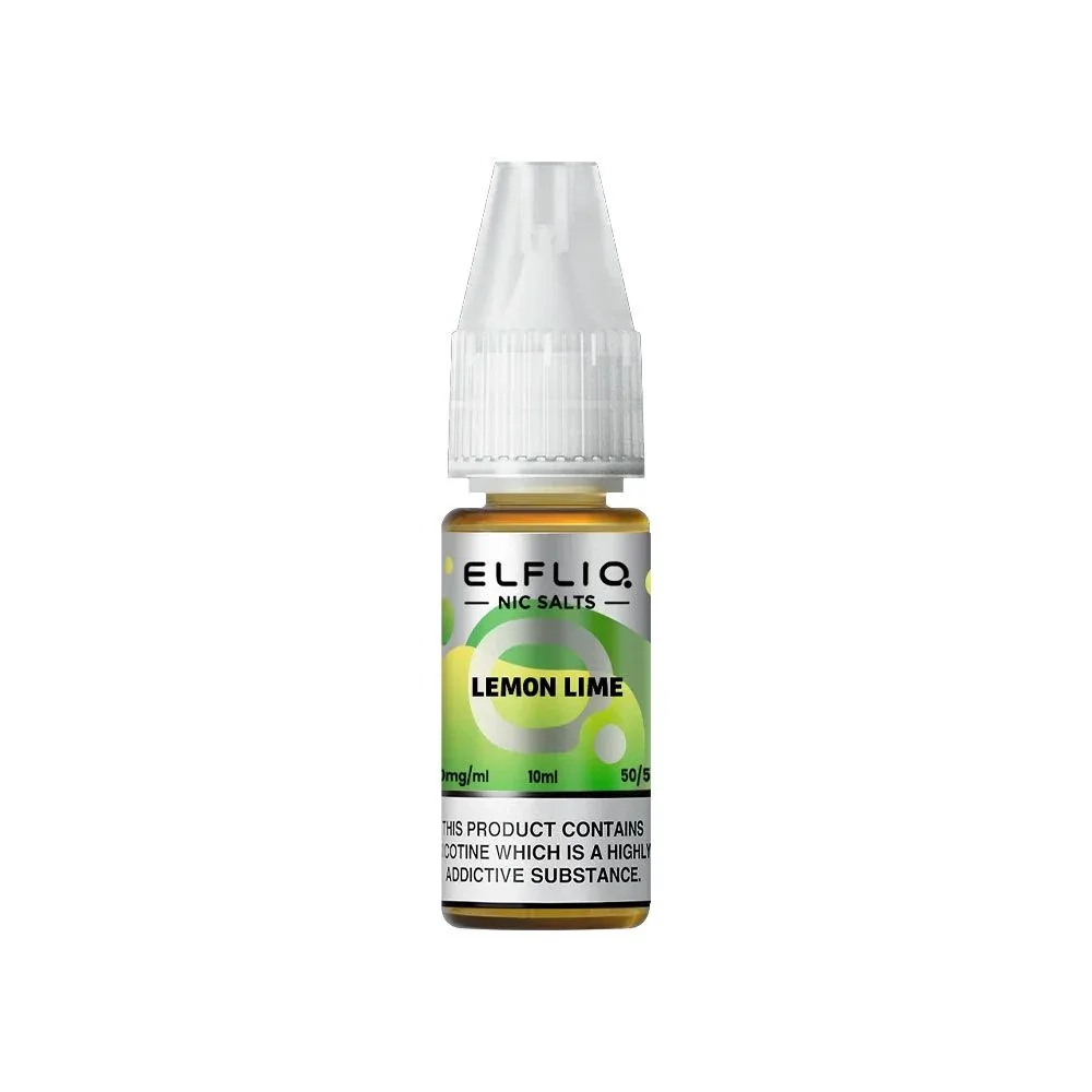E-liquide Sel de Nicotine Lemon Lime 10ml – Elfliq Elfbar