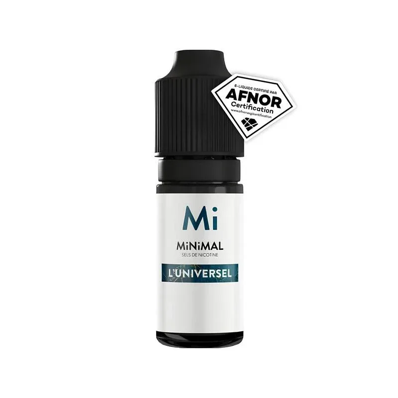 E-liquide Sel de Nicotine L'Universel 10ml – Minimal FUU