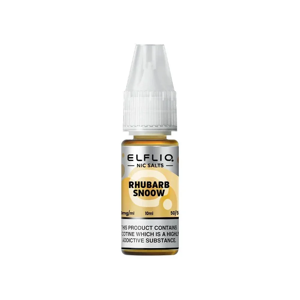 E-liquide Sel de Nicotine Rhubarb Snoow 10ml – Elfliq Elfbar