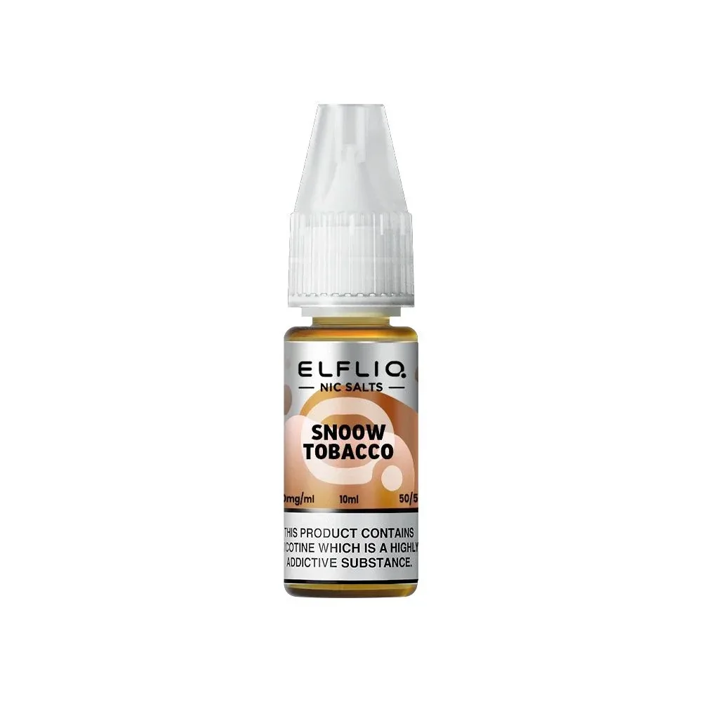 E-liquide Sel de Nicotine Snoow Tobacco (Classic Creme) 10ml – Elfliq Elfbar