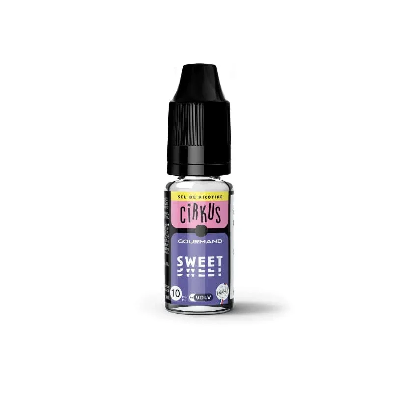E-liquide Sel de Nicotine Sweet 10ml – VDLV Cirkus