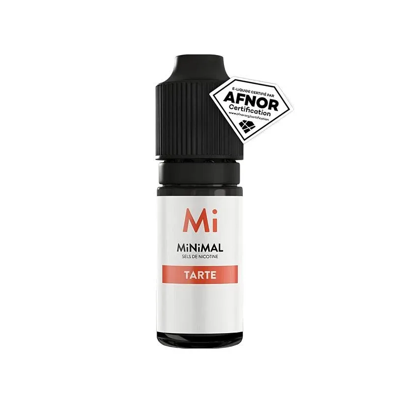 E-liquide Sel de Nicotine Tarte 10ml – Minimal FUU