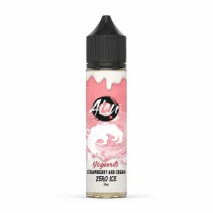 E-liquide Strawberry & Cream Zero Ice 50 mL - Aisu