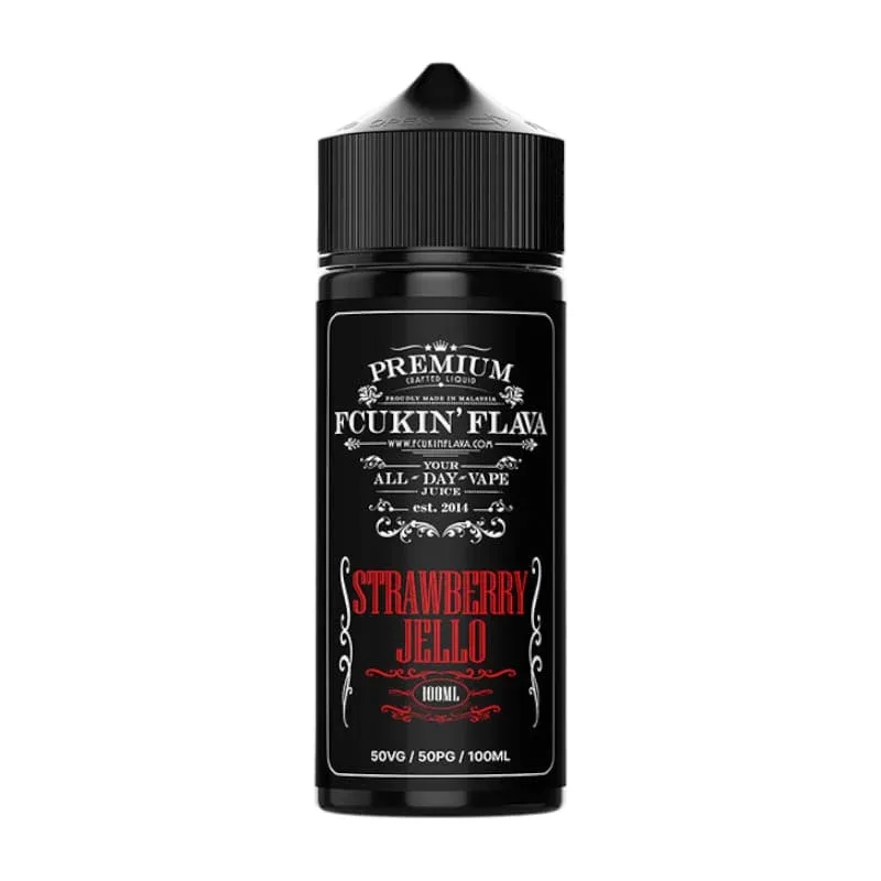 E-liquide Strawberry Jello 100ml – Fcukin Flava