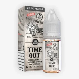 E-liquide Time Out Nic Salt 10 mL - Moonshiners Le French Liquide