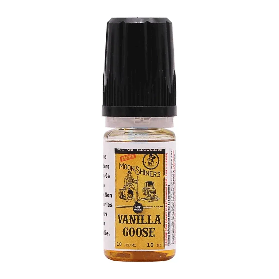 E-liquide Vanilla Goose Sels de nicotine 10 mL - Moonshiners (Le French Liquide)